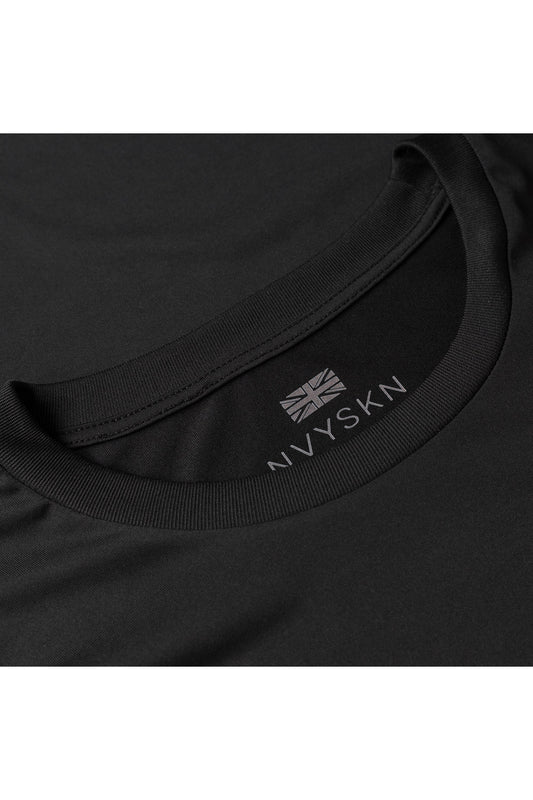 NVYSKN Mens Fast Drying Training T Shirt Black Union Jack Edition