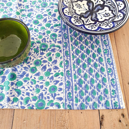 Block-printed organic cotton placemats (set of 2)