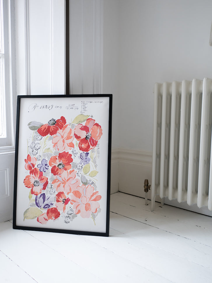 No.044 - Bloomsbury Blooms - Vintage Archive Poster Prints