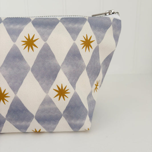 Nappy Wallet - Blue Harlequin
