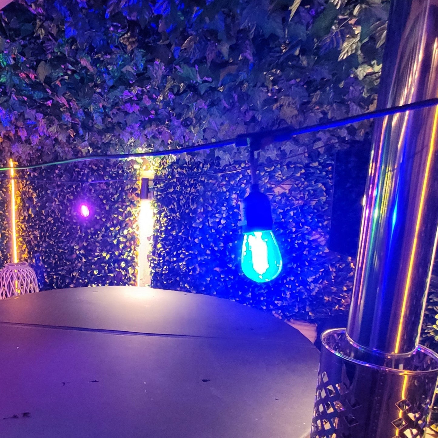 15M / 49FT Multi-Colour Outdoor Elite Festoon LED Heavy Duty Outdoor String Lights