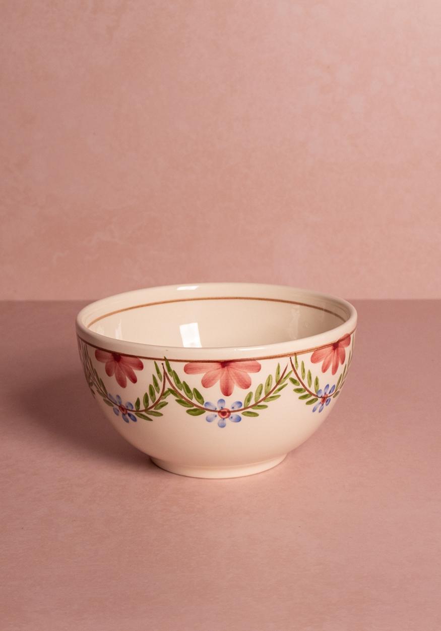 Camilla Cereal Bowl, Green Garland