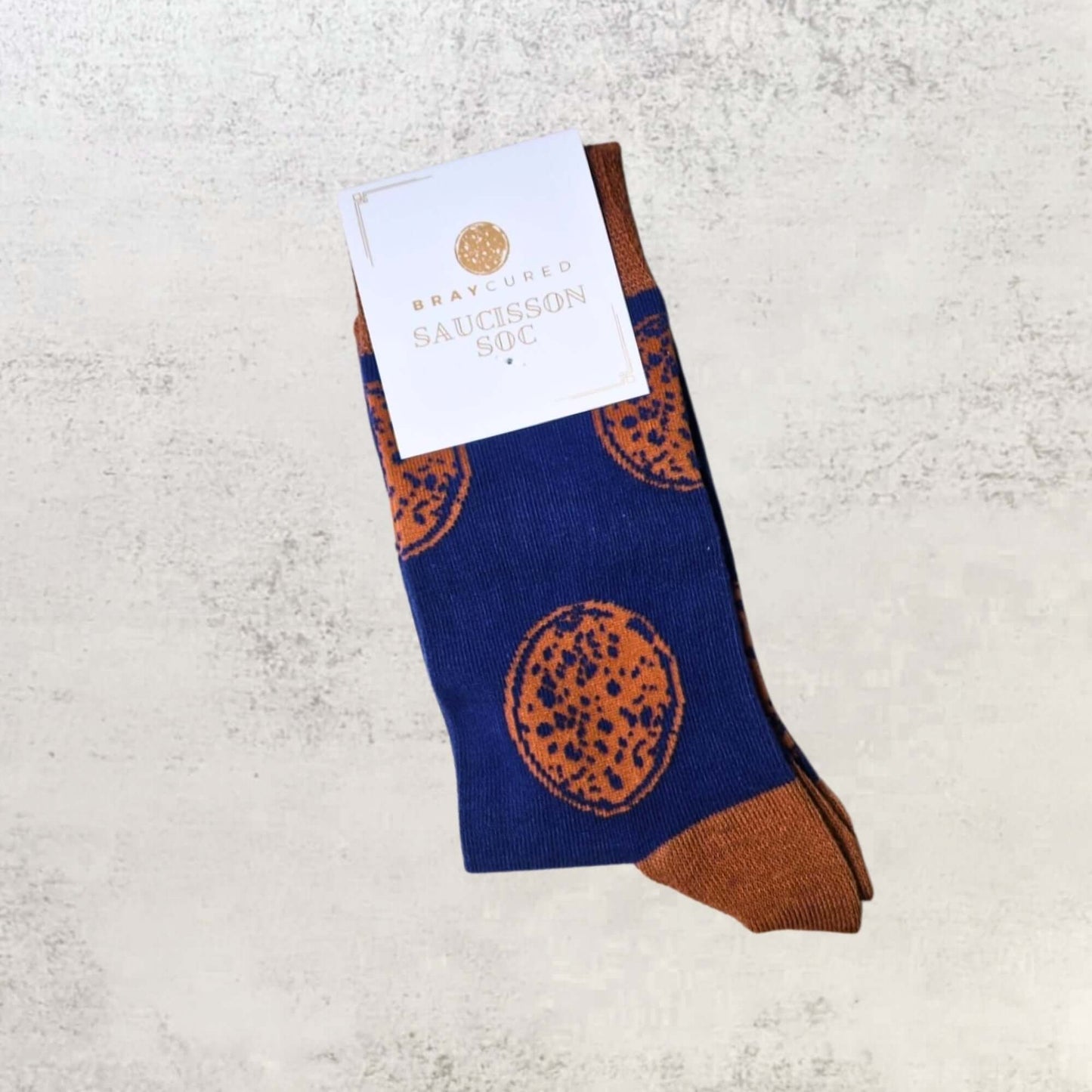 Charcuterie-themed socks