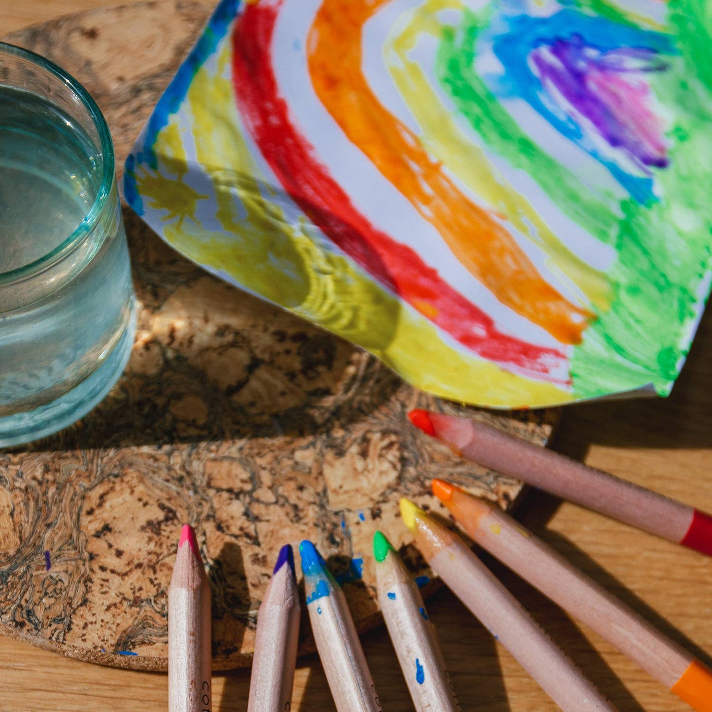 Bright Mix Watercolour Pencils Gift Set in Reusable Tin