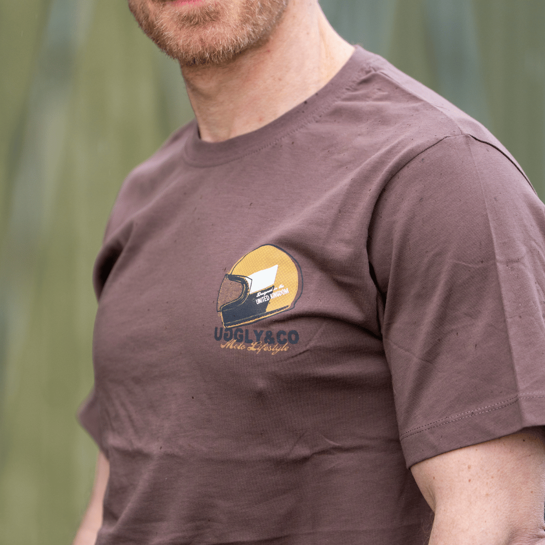 Brown U&C Helmet Tee