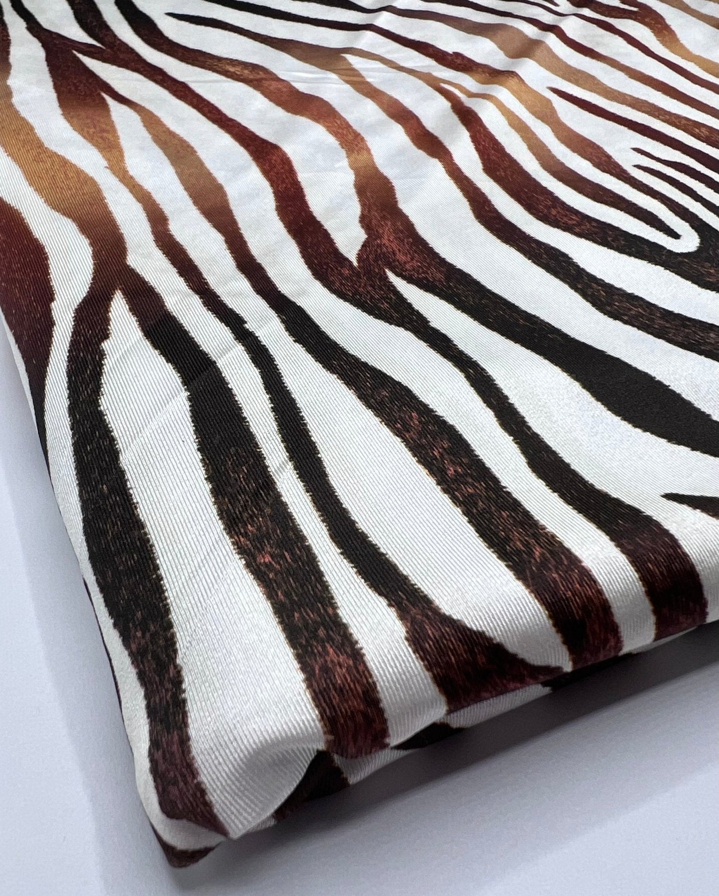 Brown Zebra Swimwear / Sportswear 4 Way Stretch Fabric