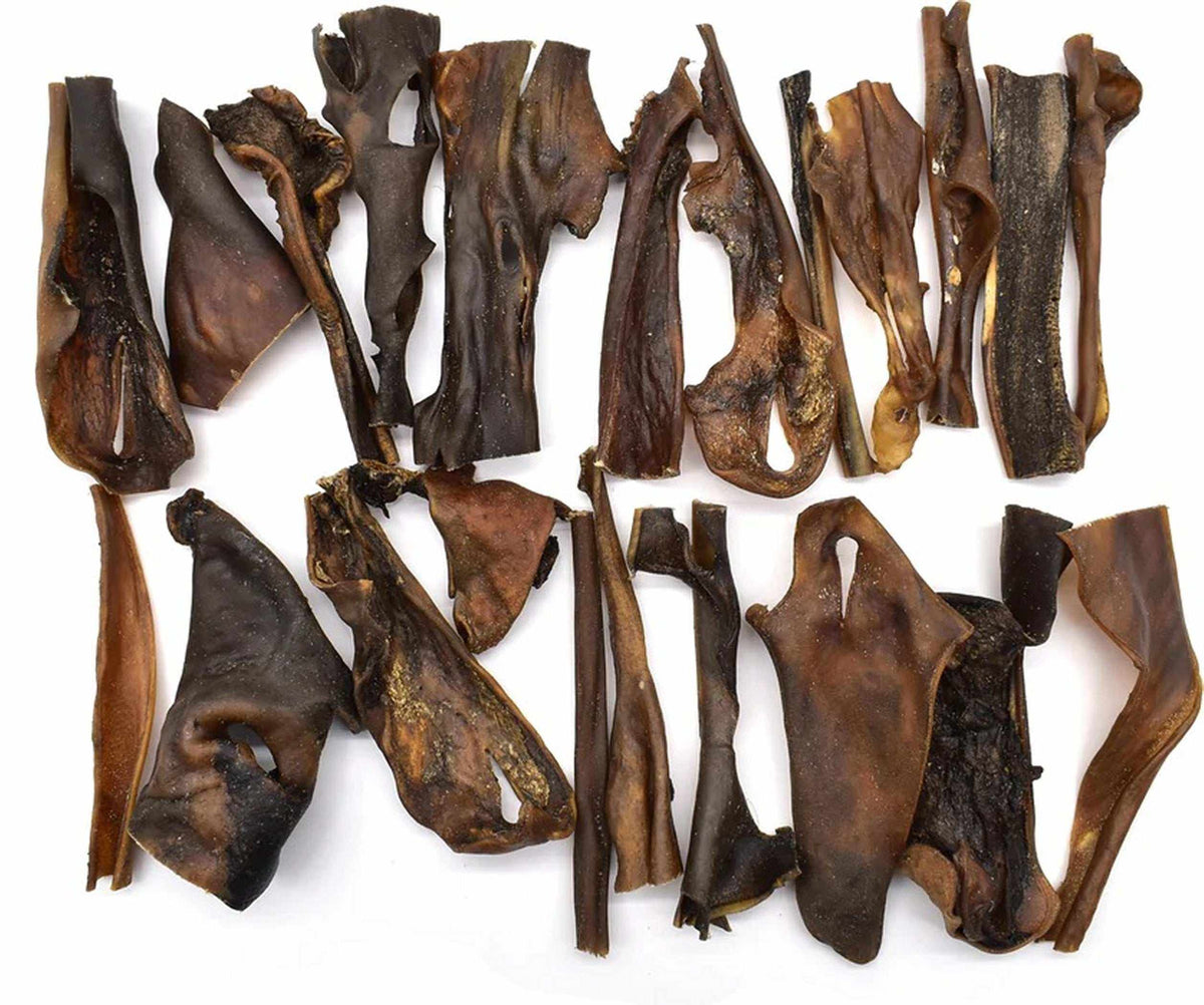 Buffalo Head Skin - Dog Treats - 1kg