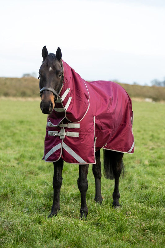 200G Detachable Neck Turnout Rug - Burgundy