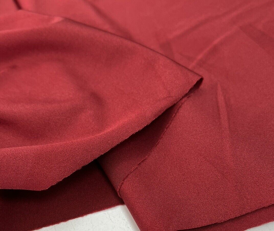 Burgundy Swimwear / Sportswear 4 Way Stretch Fabric