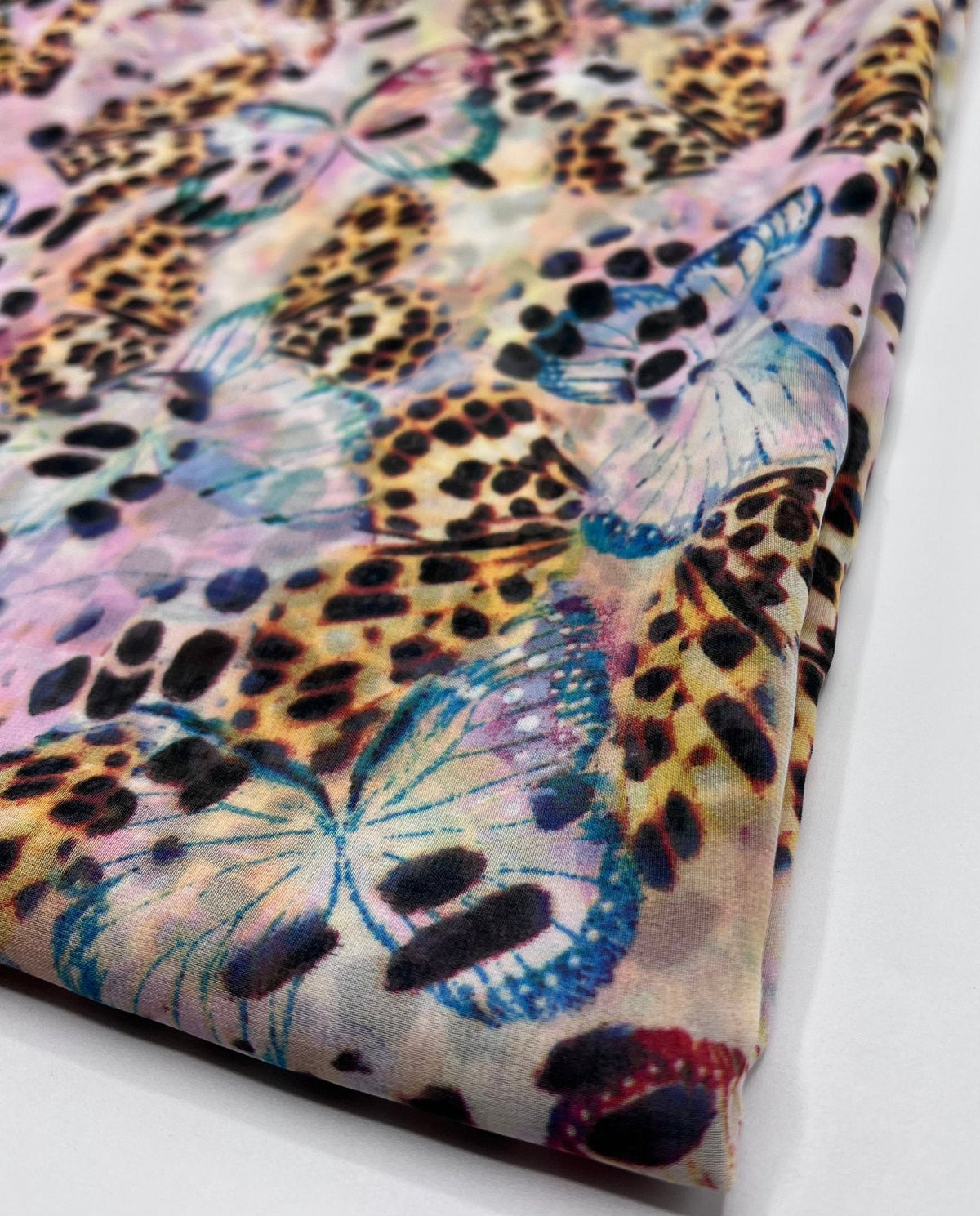 Butterfly Non Stretch Woven Dress Craft Fabric