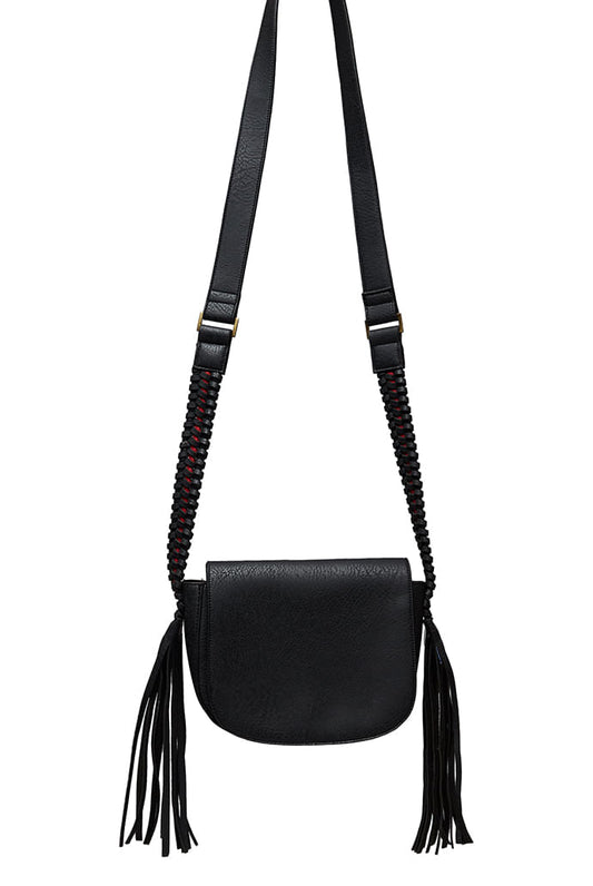 Louche Clay Saddle Bag With Tassel Detail