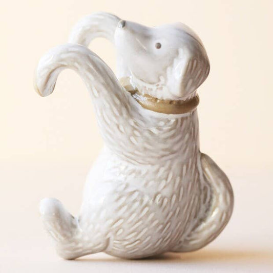 Lisa Angel Ceramic Dog Planter Hanger