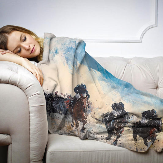 Galloping Glory Racing Blanket