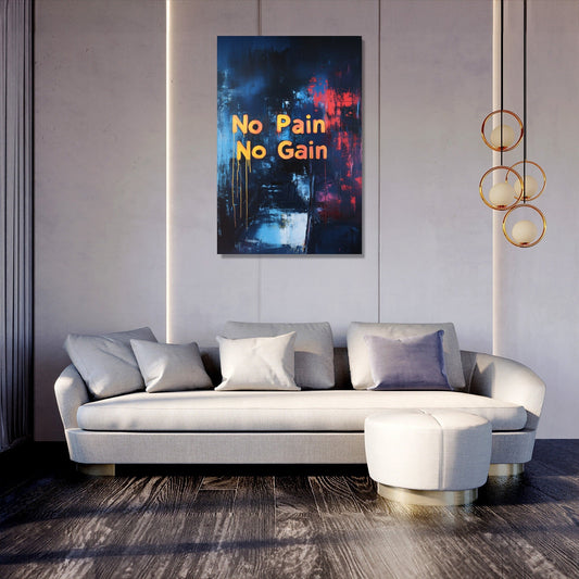 No Pain No Gain Canvas