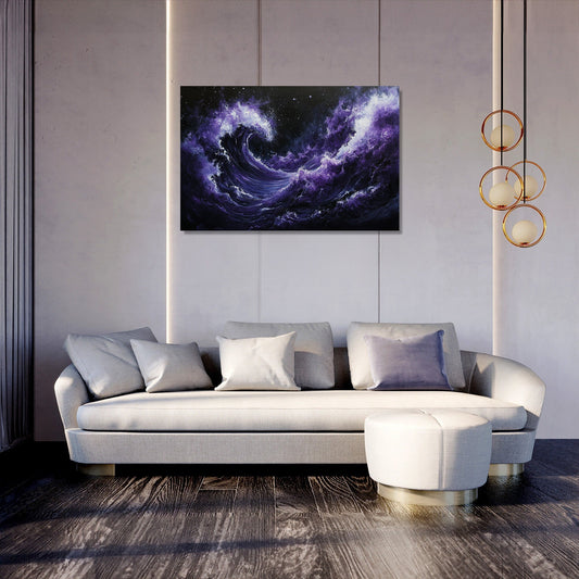 Cosmic Wave Canvas