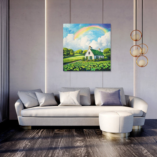 Irish Cottage Canvas