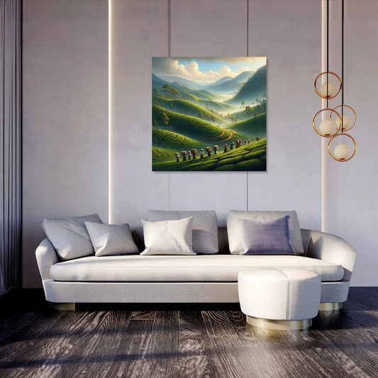 Serenity in Tea Country Canvas