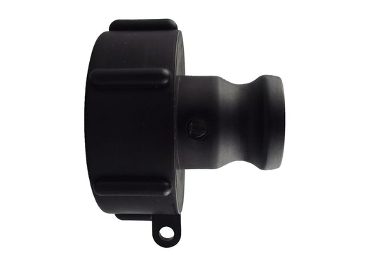 IBC 2” S60X6 Valve with IBC S60X6 - 1” Camlock Fitting 1” Type B Camlock