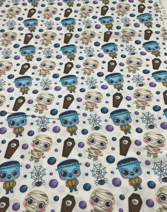 Cartoon Halloween Cotton 115 GSM 100% Cotton Fabric