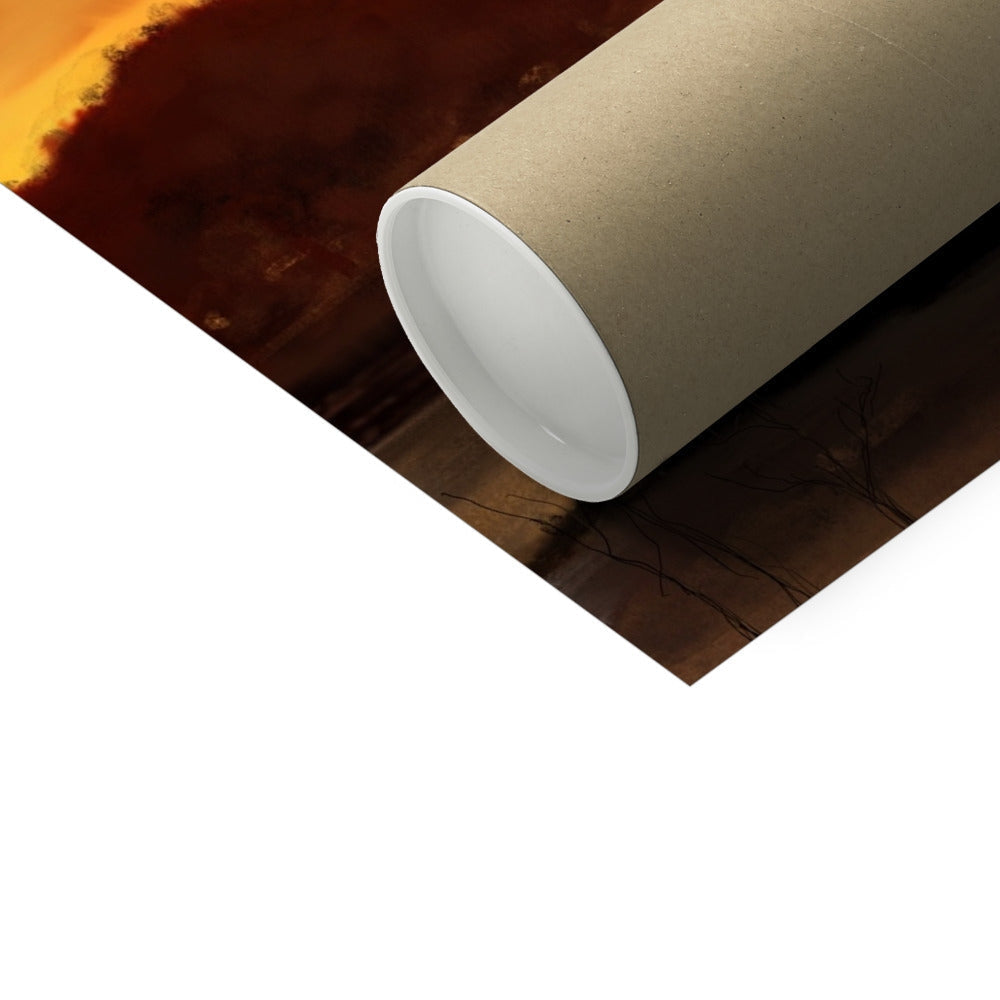 Castle Stalker Dusk Artist Proof Collector Print