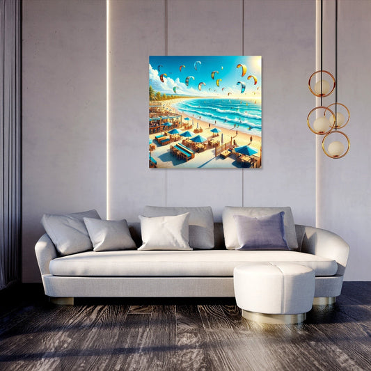 Azure Summer Harmony Canvas