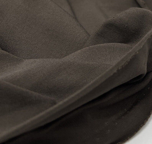 Plain Chocolate ITY Fabric 4 Way Stretch