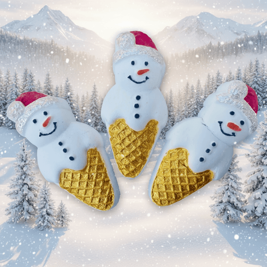 Christmas Santa Snow Cone Rainbow Bath Bomb