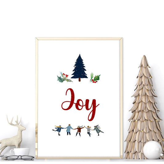 Christmas wall decorations | wall art print