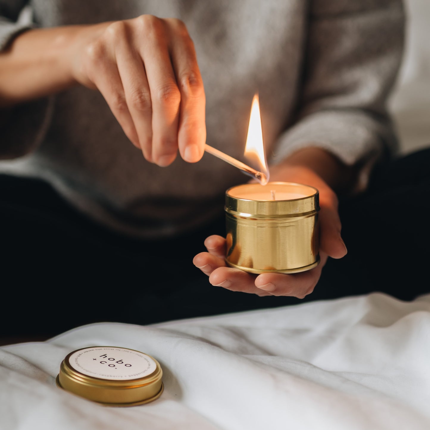 Travel Size Frankincense and Myrrh Candle