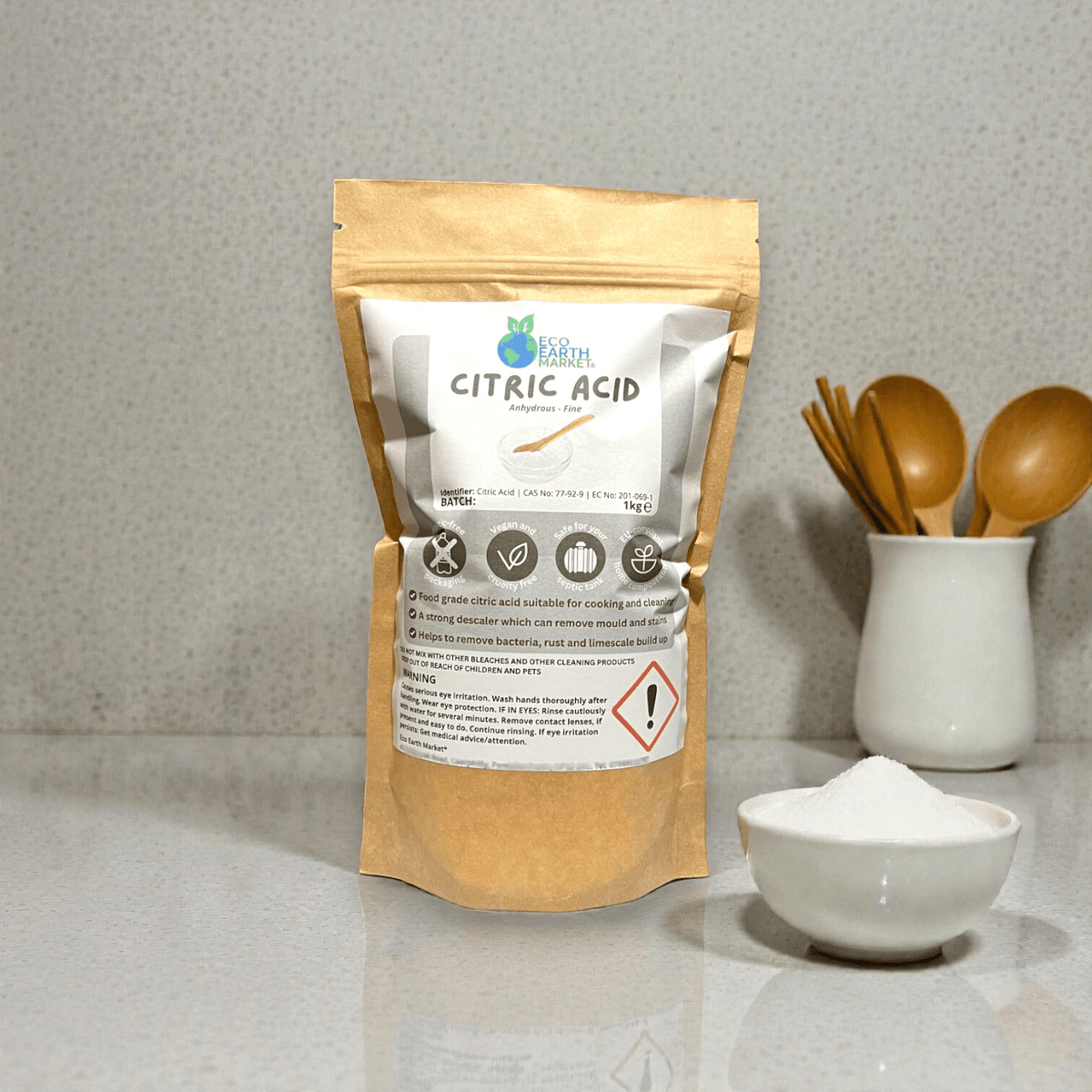 Citric Acid 1kg Anhydrous – Multi-Purpose Descaler