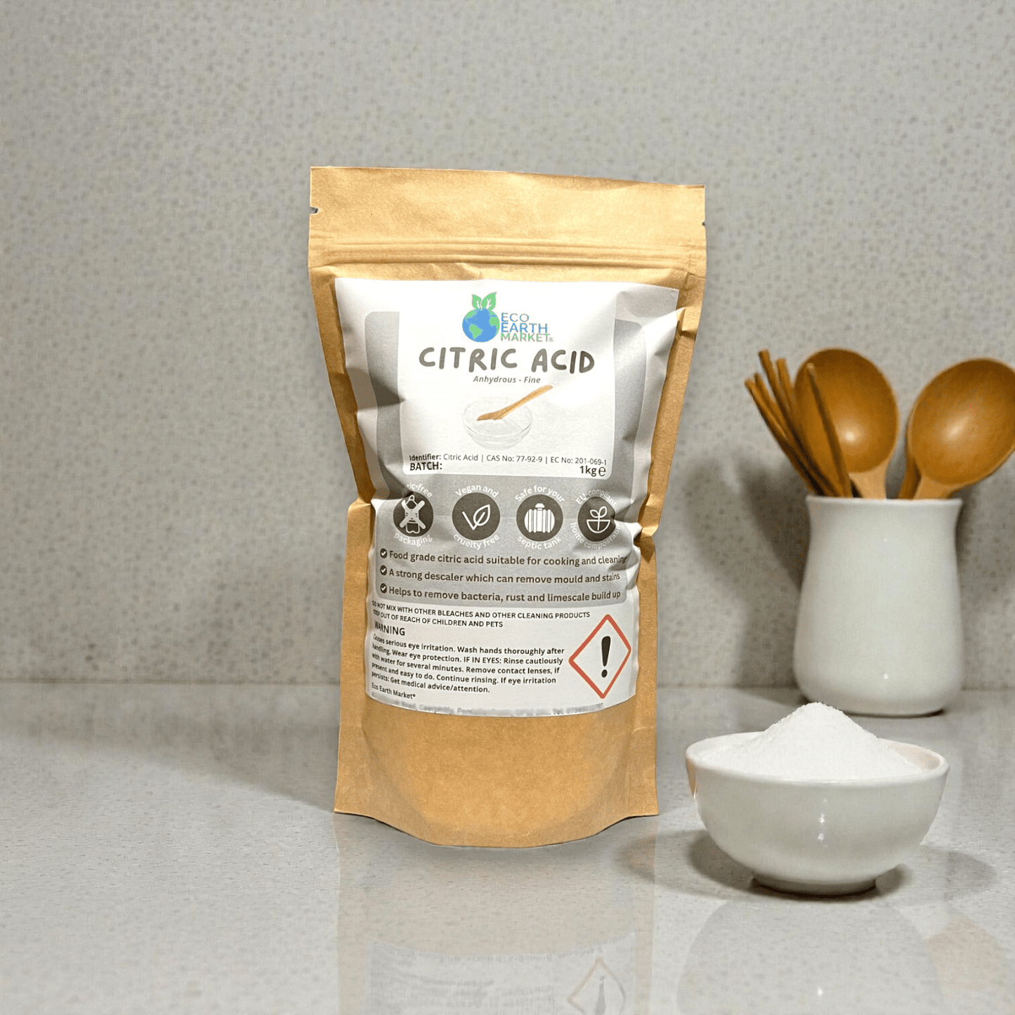 Citric Acid 1kg Anhydrous – Multi-Purpose Descaler
