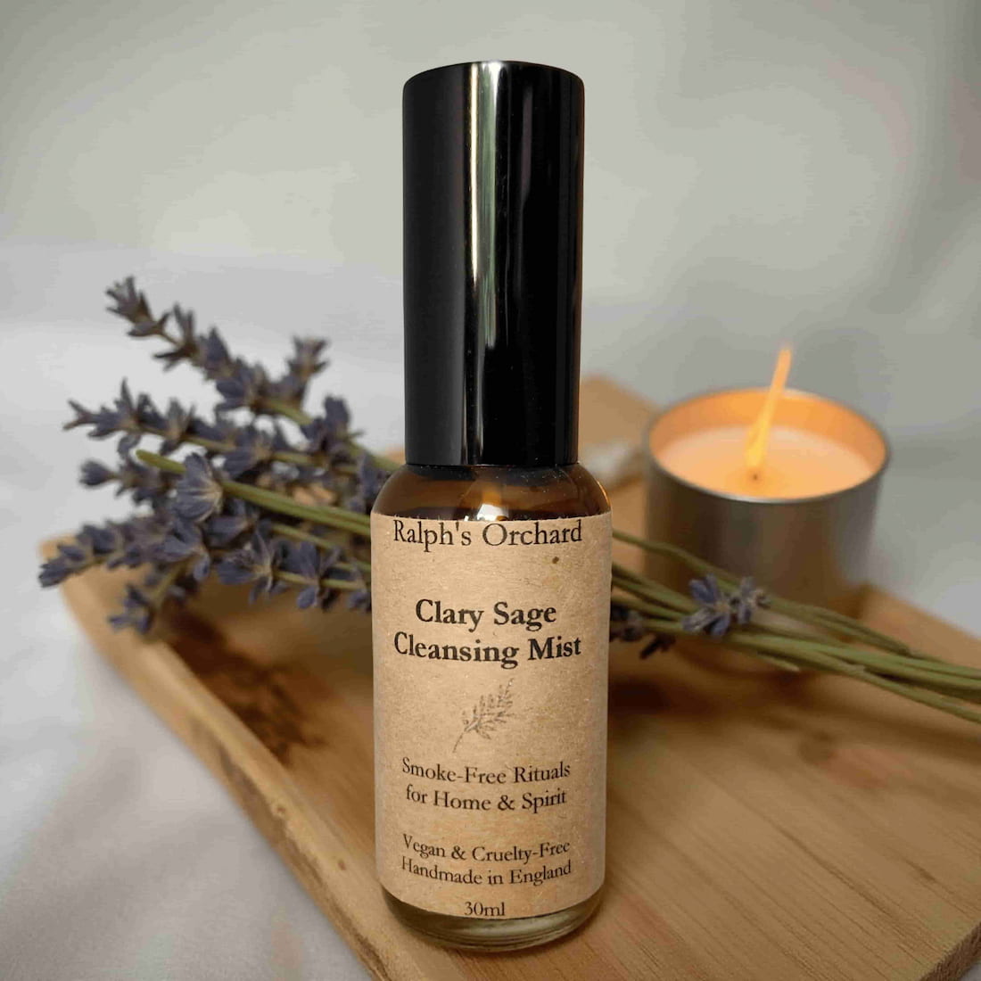Clary Sage Cleansing Mist - Natural Smoke-Free Room Spray (30ml)