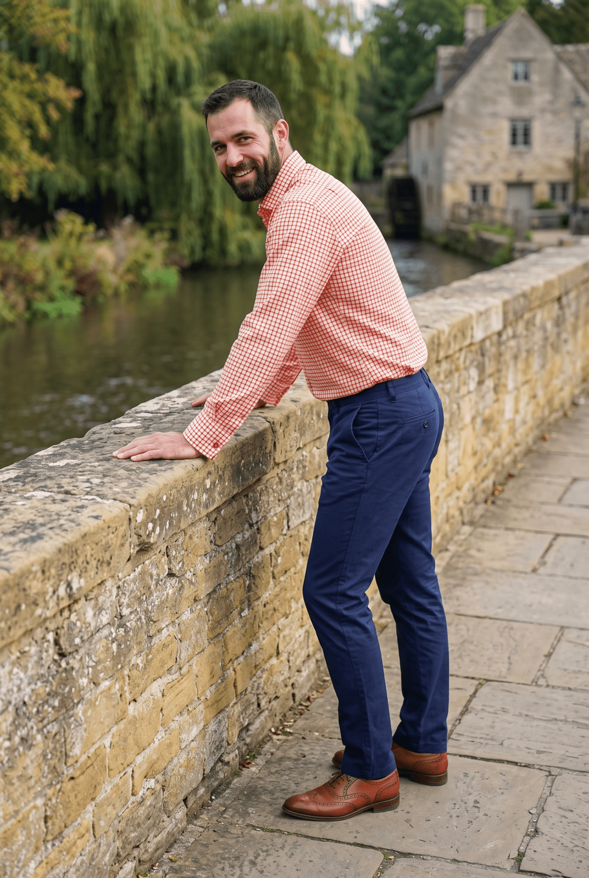 Classic Check Print Shirt