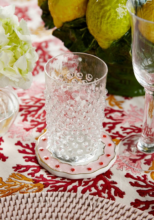Clear Dew Drop Tumblers - Set Of 4