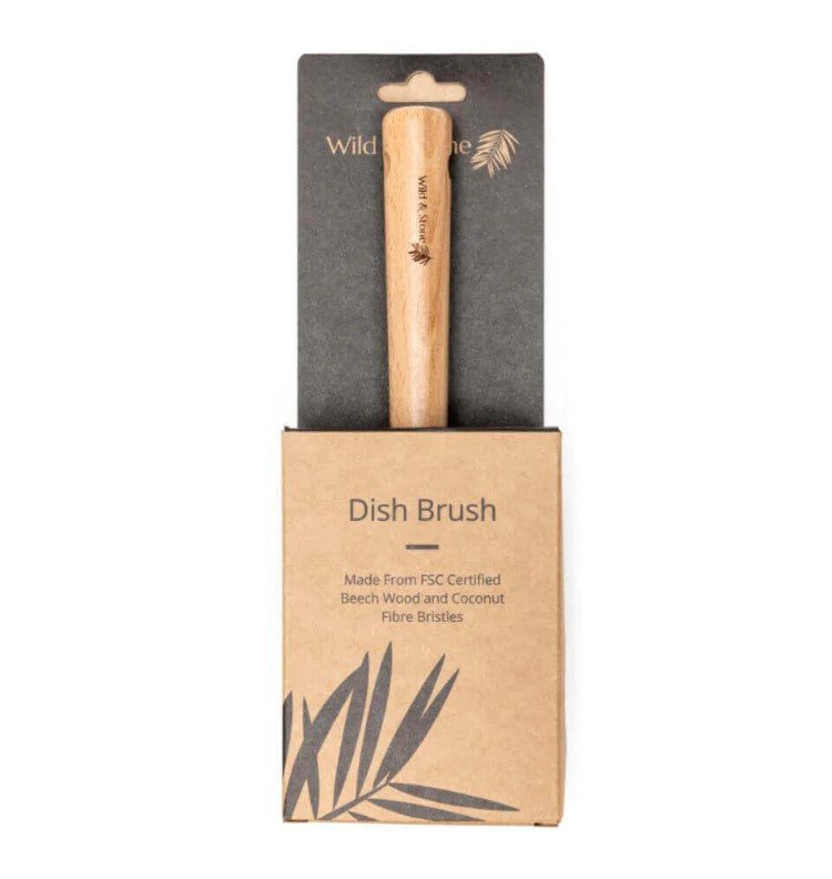 Coconut Fibre Plastic Free Kitchen Dish Brush, Eco Friendly Washing Brush