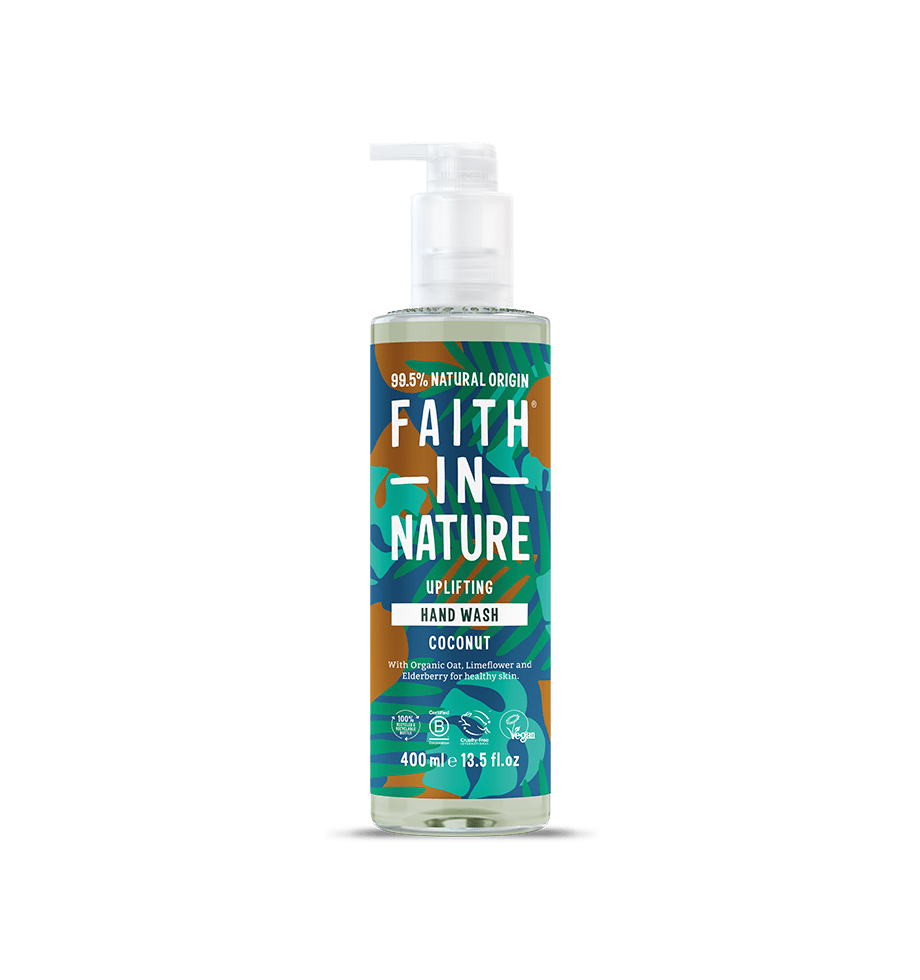Coconut Hand Wash 400ml – 99.5% Natural Origin with Organic Coconut Oil