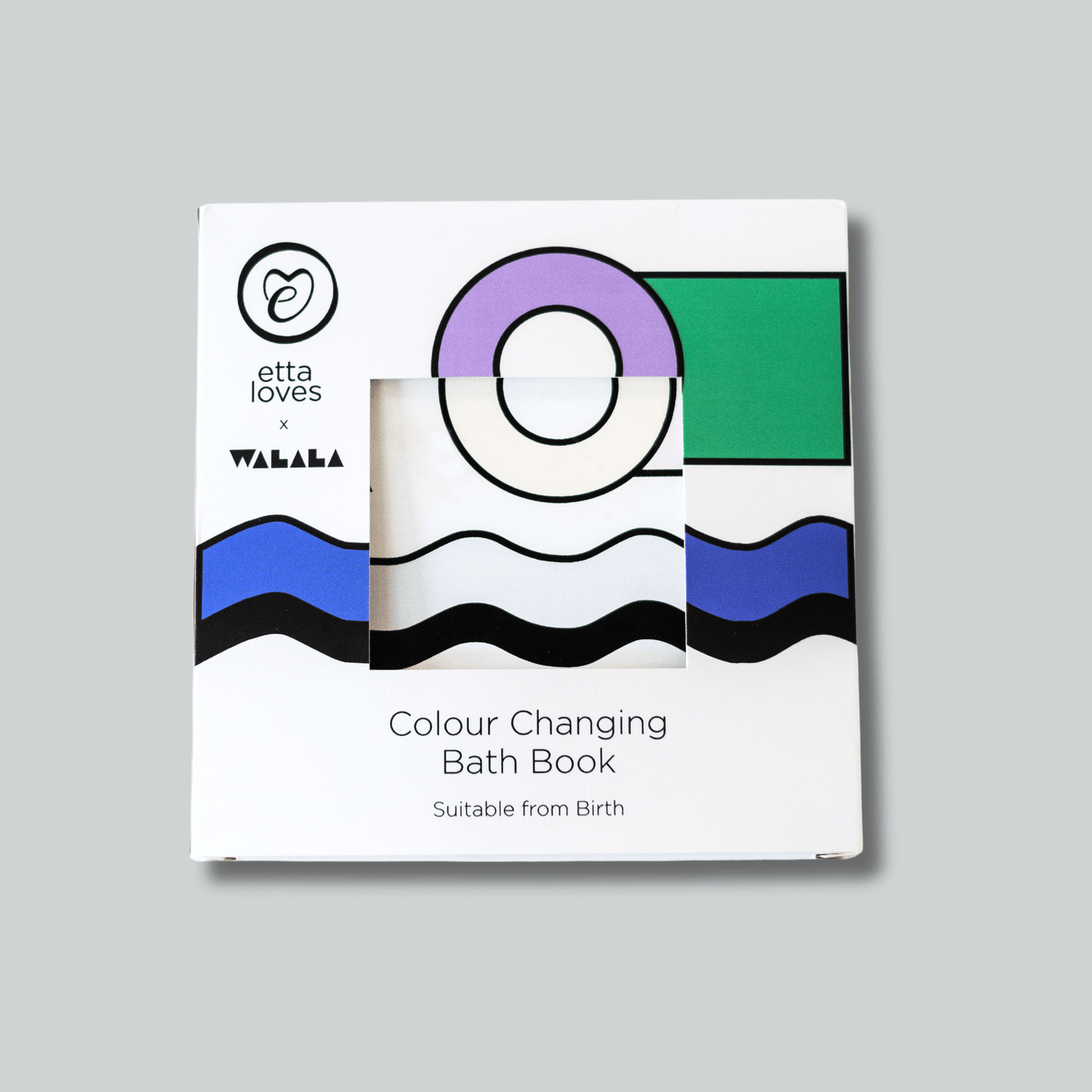 COLOUR CHANGING BATH BOOK - Suitable from birth