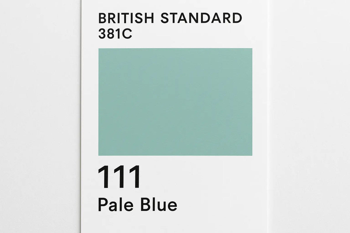 British Standard 381C 111 Pale Blue 400ml Aerosol Available in any Finish