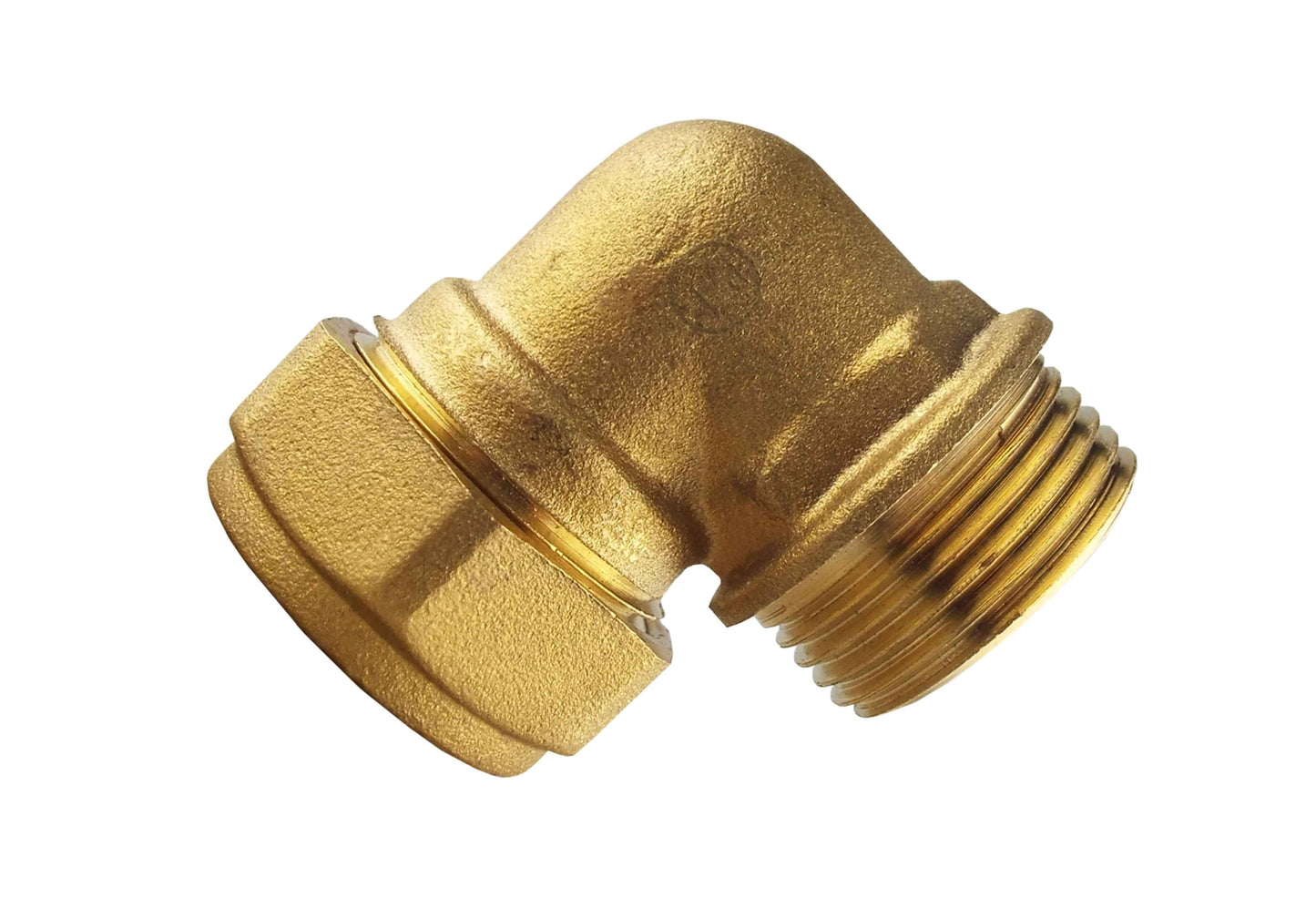 IBC 2” S60X6 Cap with BSP Female Lever Valve and Brass Compression Elbow ¾” BSP – 22mm