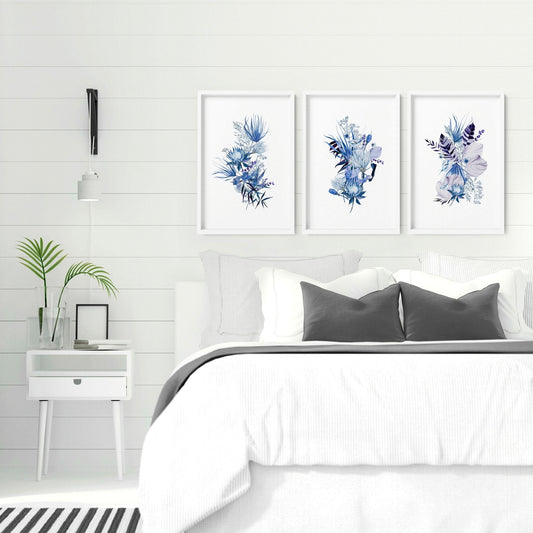 Wall art bedroom | set of 3 wall art prints