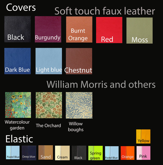 *Concertina Watercolour Sketchbook – A6 Faux Leather Hardback + 300gsm Saunders Waterford Paper