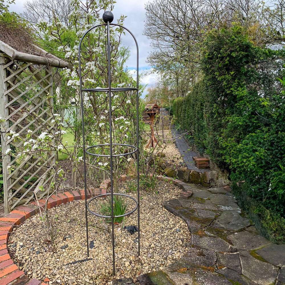 PoppyForge Chelsea 6Ft Round Top Obelisk