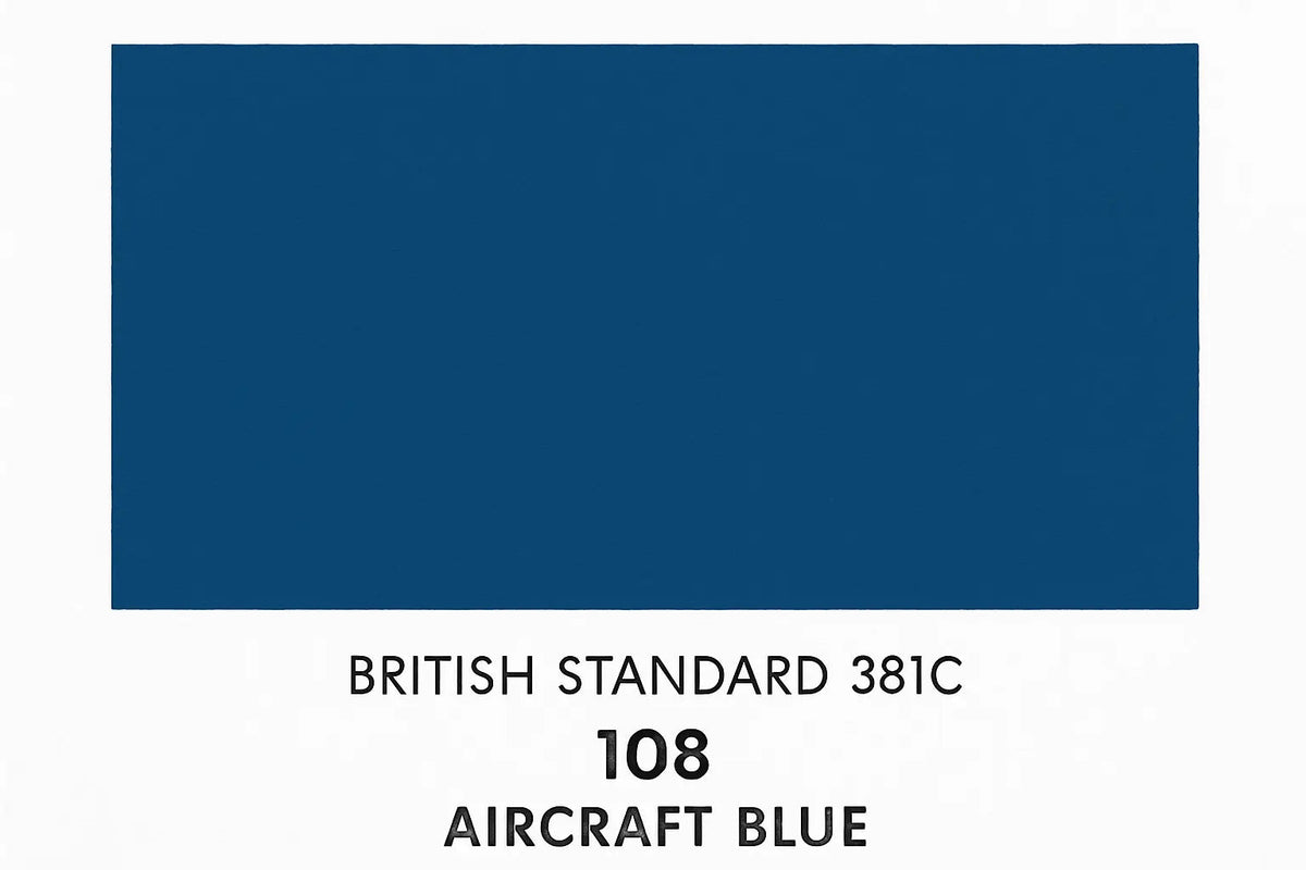 British Standard 381C 108 Aircraft blue 400ml Aerosol Available in any Finish