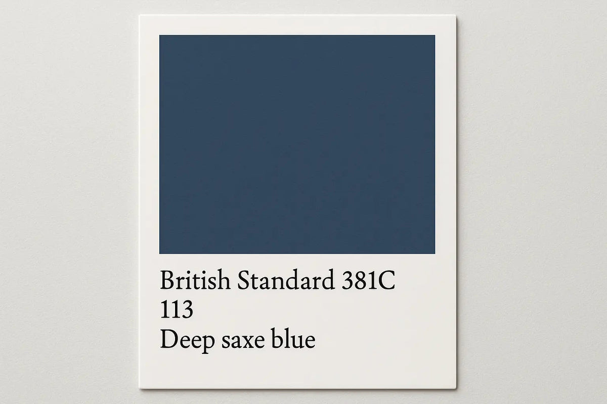 British Standard 381C 113 Deep saxe blue 400ml Aerosol Available in any Finish
