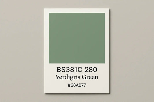 381C 280 Verdigris green 400ml Aerosol Available in any Finish
