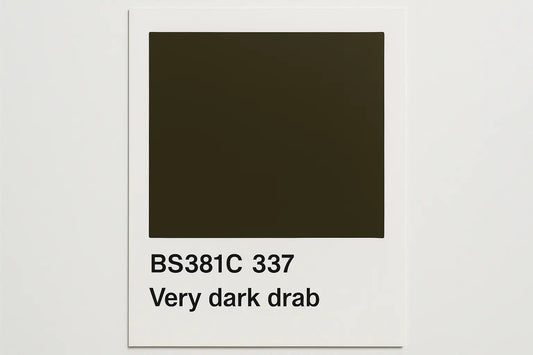 381C 337 Very dark drab 400ml Aerosol Available in any Finish