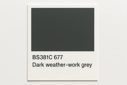 381C 677 Dark weather-work grey 400ml Aerosol Available in any Finish