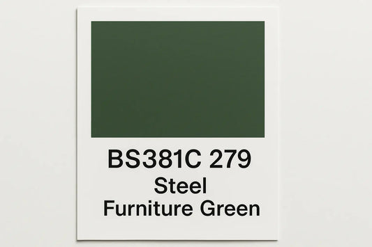 381C 279 Steel furniture green 400ml Aerosol Available in any Finish