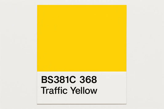 381C 368 Traffic Yellow 400ml Aerosol Available in any Finish