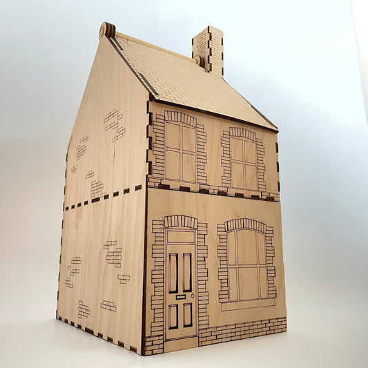 19th Century Terraced House - Pre-Built Model By Curious Rabbit ®